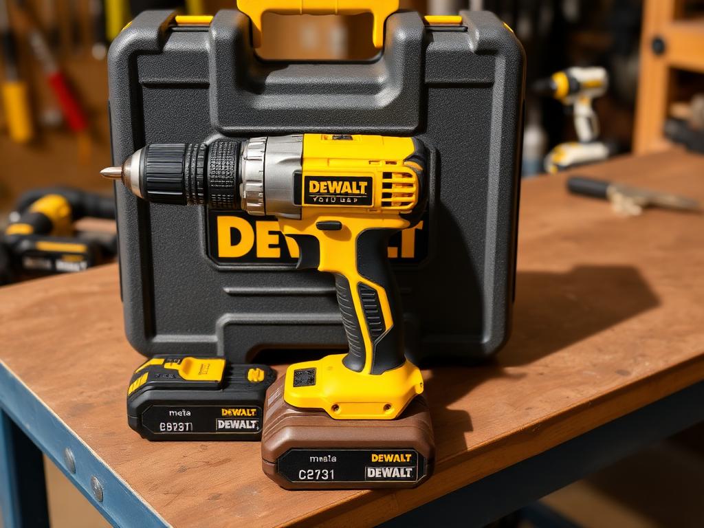 Taladro DeWalt 20V con maletín