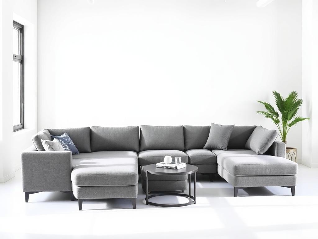 Sala modular gris 3 piezas